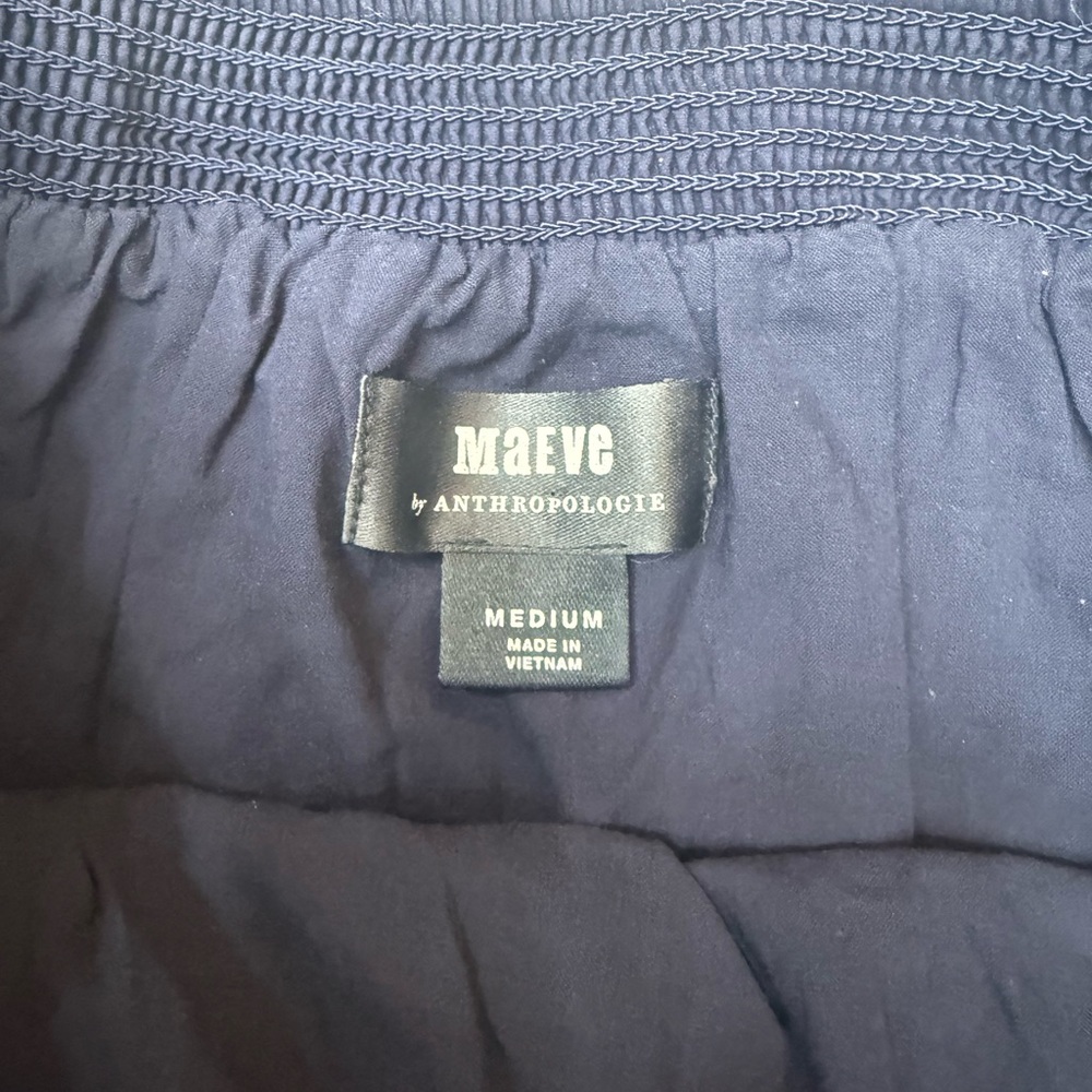 Maeve Dark Blue Skater Skirt size M - Picture 8 of 8